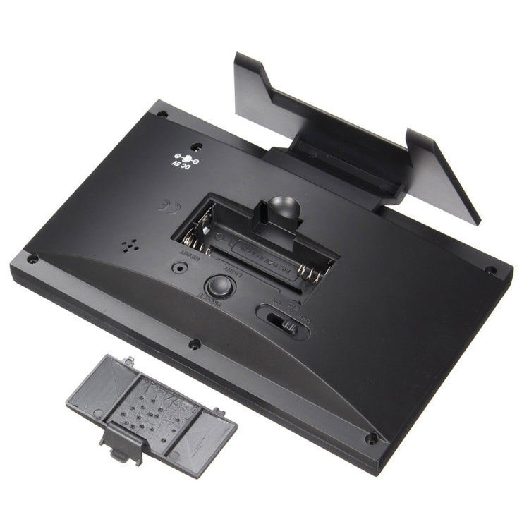 8082T Weather Forecast Clock LED Color Screen Perpetual Calendar Temperature And Humidity Intelligent Voice Control Electronic Alarm Cloc,Specification: Black + USB - Alarm Clocks by PMc TechLife | Online Shopping South Africa | PMc TechLife | Buy Now Pay Later Mobicred