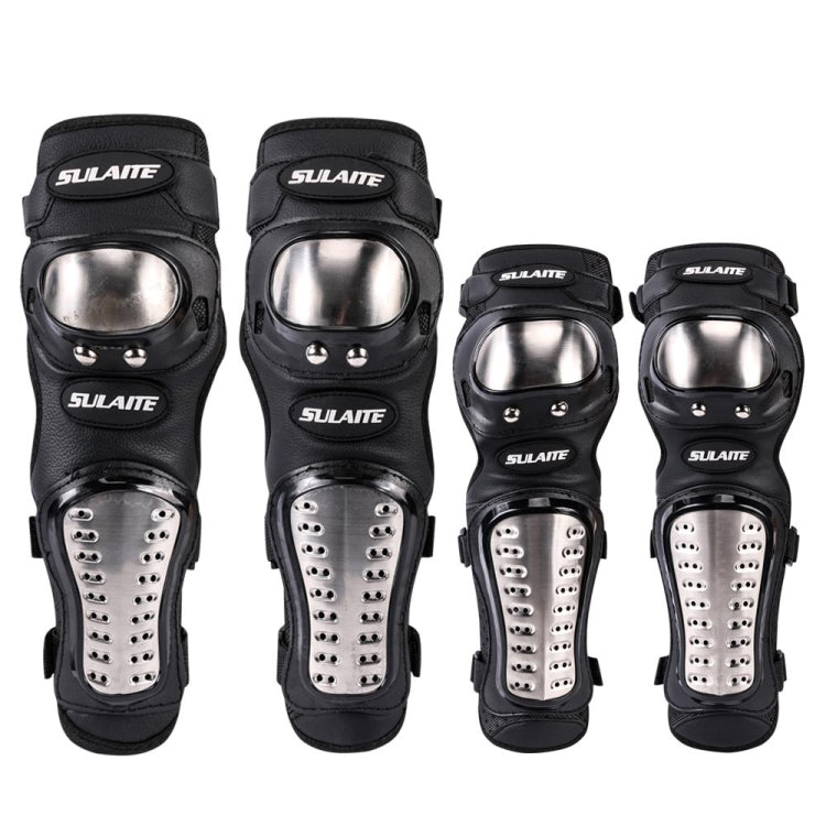 SULAITE GT341 Motorcycle Stainless Steel Knee Pads Elbow Pads Off-Road Cycling Racing Anti-Fall Sports Protective Gear - Protective Gear by SULAITE | Online Shopping South Africa | PMC TechLife | Buy Now Pay Later Mobicred