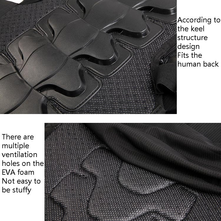 SULAITE GT-032 Motorcycle Racing Sleeveless Riding Protective Clothing, Specification: M(Black) - free shipping - PMC TechLife - Order now!