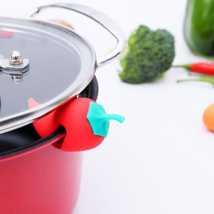 Small Pepper Shape Pot Lid Overflow Preventer Silicone Pot Lid Raised Anti Overflow Gadgets - Gadgets by PMC TechLife | Online Shopping South Africa | PMC TechLife | Buy Now Pay Later Mobicred