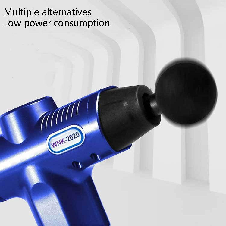 Hishell WK-2020 Electric Massage Gun Muscle Relaxation Charging Massager Portable Fitness Equipment Fascia Gun(Blue) - free shipping - PMC TechLife - Order now!