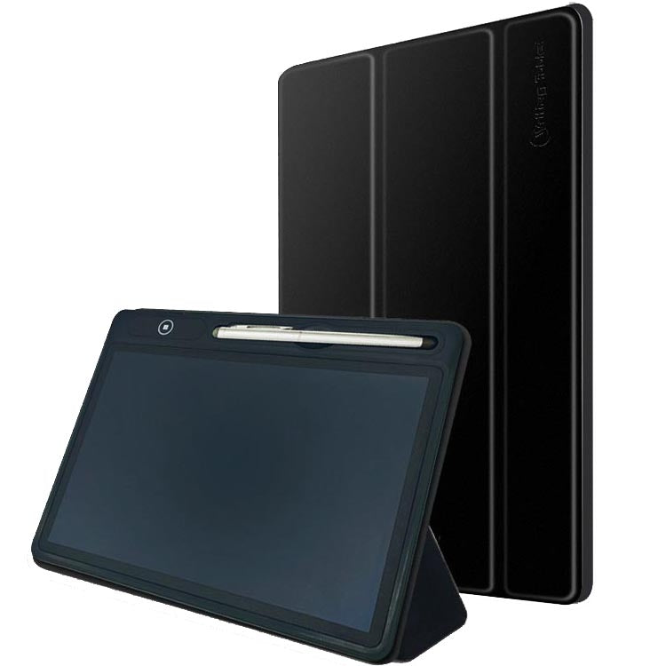 10.1 Inch LCD Handwriting Board Light Energy Electronic Drawing Board Hand-Painted Board Smart Small Blackboard Writing Board(Black  With Leather Case)) - free shipping - PMC Jewellery - Order now!