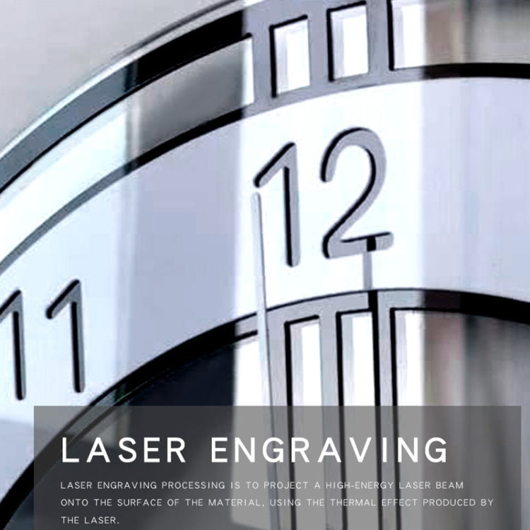 TM009 Home Living Room Decoration Acrylic Wall Clock Transparent Silent Clock(Black) - Wall Clock by PMc TechLife | Online Shopping South Africa | PMc TechLife | Buy Now Pay Later Mobicred