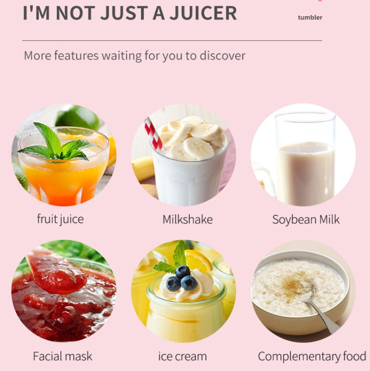 Mini Portable Usb Juice Machine  Multi-Function Electric Charging Household Juicer( White) - free shipping - PMC TechLife - Order now!