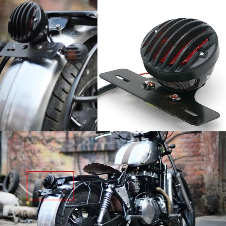 Motorcycle Accessories Retro Waning Tail Light Electric Car Brake Light Card Frame Light Modified Tail Light - Signal Lights by PMC TechLife | Online Shopping South Africa | PMC TechLife | Buy Now Pay Later Mobicred
