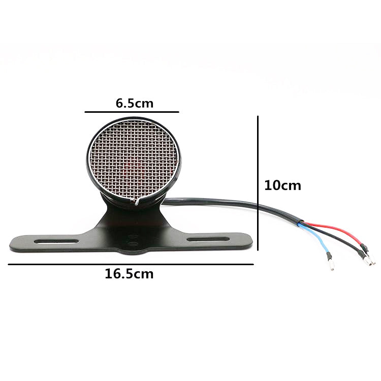 Motorcycle Retro Modified Universal Metal Brake Light LED Tail Light - Signal Lights by PMC TechLife | Online Shopping South Africa | PMC TechLife | Buy Now Pay Later Mobicred