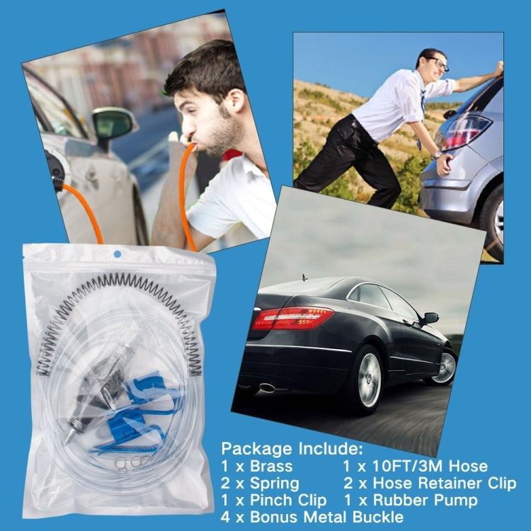 3m Manual One-Way Valve Oil Pump Fuel Hand Oil Pump Car Fuel Pipe Oil Pump - oil tank tubes & oil pumps by PMC TechLife | Online Shopping South Africa | PMC TechLife | Buy Now Pay Later Mobicred