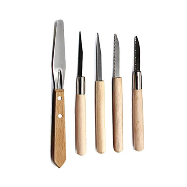 30 In 1 Wooden Pottery Clay Tools Multi-Function Clay Sculpture Tools - Art Supplies by PMC TechLife | Online Shopping South Africa | PMC TechLife