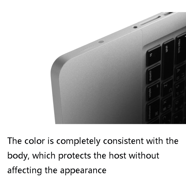 JRC 2 in 1 Laptop Palm Rest Sticker + Touchpad Film Set For MacBook Air 13.3 inch A1932 (2018)(Silver) - free shipping - PMC Jewellery - Order now!