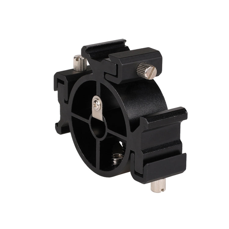 2 PCS Round Field 3 Triple Head Hot Shoe Mount Adapter Flash Holder Bracket Light Stand Holder - free shipping - PMC TechLife - Order now!