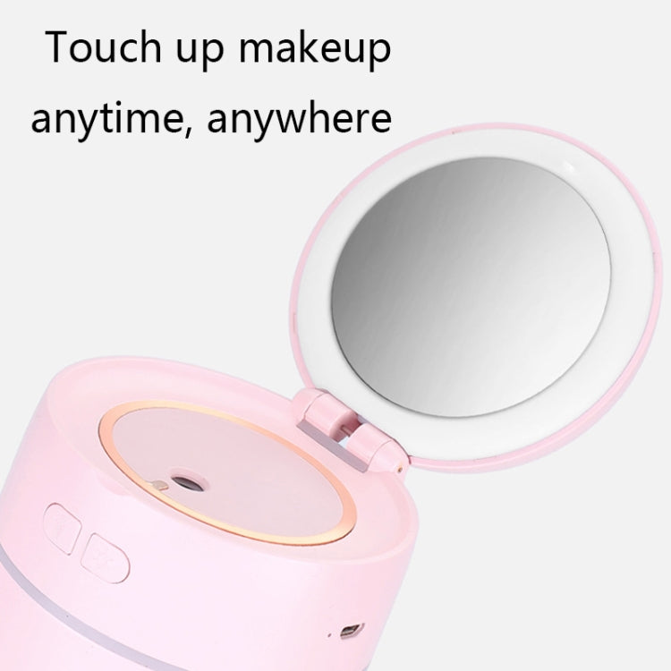 K005 Portable Hydrating LED Fill Light Makeup Mirror USB Mini Humidifier(Blue) - free shipping - PMC TechLife - Order now!