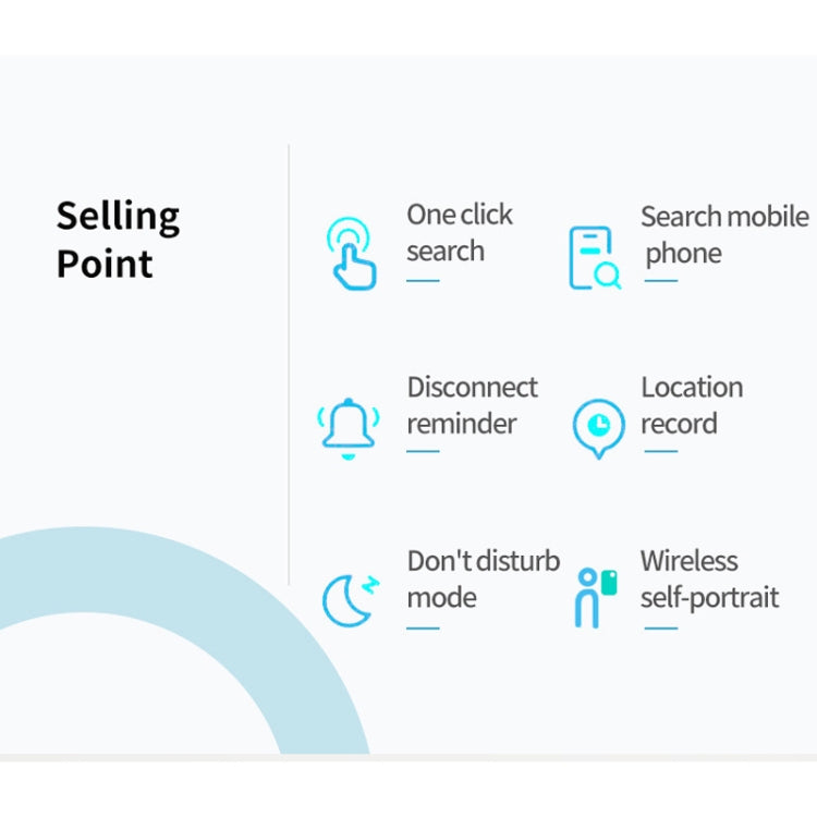 HYC-S9 2 PCS Round Bluetooth Object Finder Mobile Phone Tracking Locator Anti-Lost Two-Way Alarm(White) - Anti-lost Alarm by PMc TechLife | Online Shopping South Africa | PMc TechLife | Buy Now Pay Later Mobicred