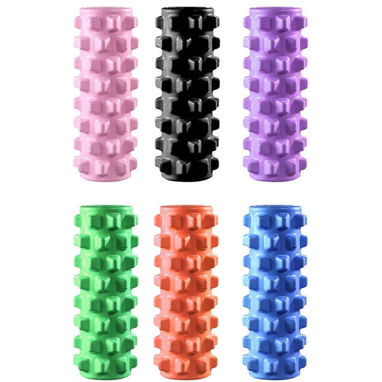 3 in 1 Eva Foam Roller Hollow Muscle Relaxation Roller Yoga Column Set, Length: 45cm  (Black Wolf Tooth) - free shipping - PMC TechLife - Order now!