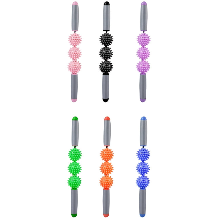 3 in 1 Eva Foam Roller Hollow Muscle Relaxation Roller Yoga Column Set, Length: 45cm (Green Wolf Tooth) - free shipping - PMC TechLife - Order now!