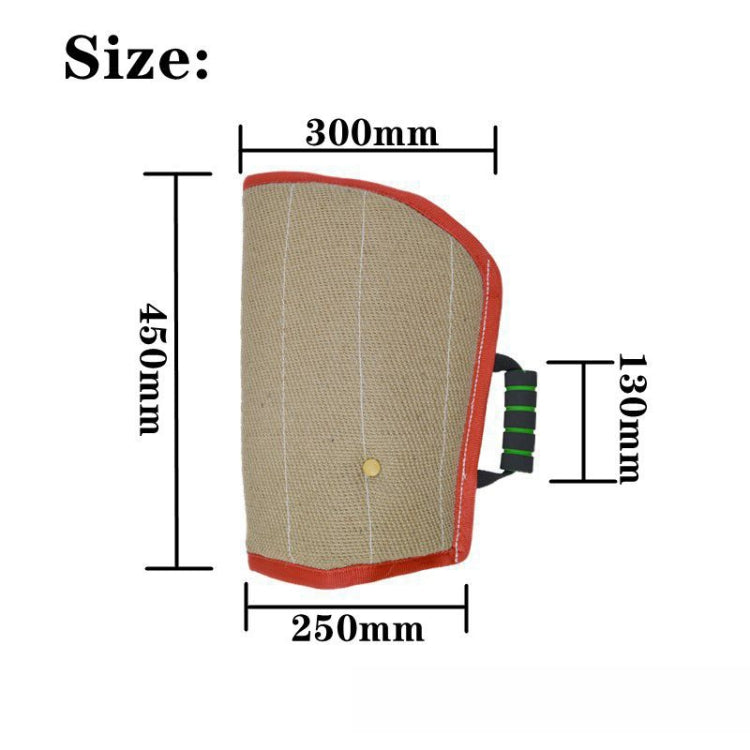 Red Twill Jute Training Dog Bite Sleeve Open Sleeve Protector Pet Products - Training Aids by PMC TechLife | Online Shopping South Africa | PMC TechLife | Buy Now Pay Later Mobicred