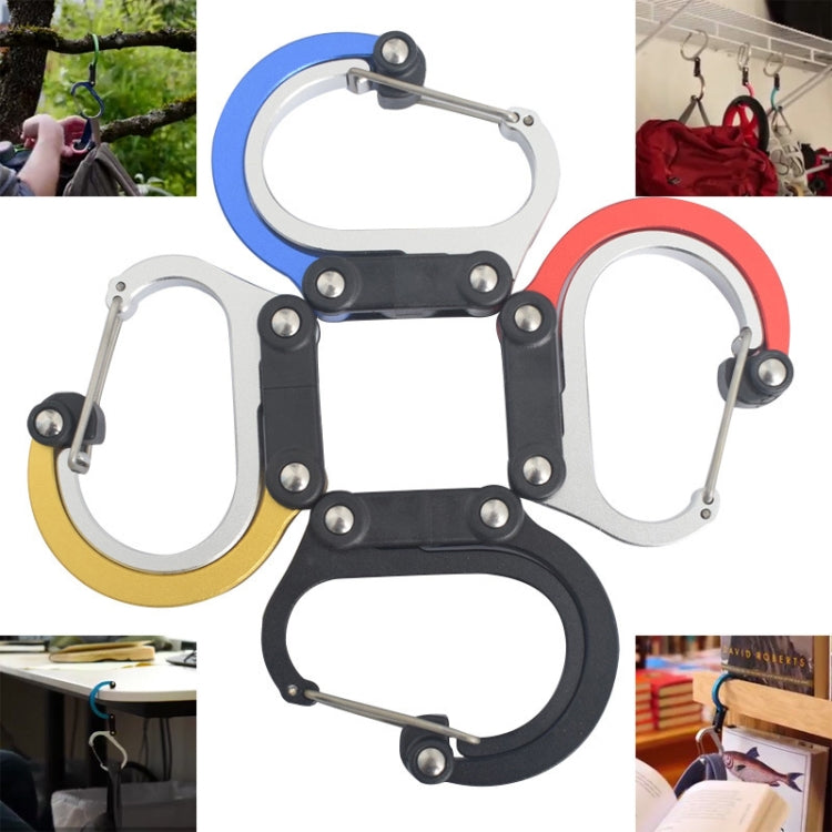 Multifunctional Carabiner Aluminum Alloy D-Type Outdoor Products Quick-Hanging Buckle(Golden) - Hooks by PMC TechLife | Online Shopping South Africa | PMC TechLife | Buy Now Pay Later Mobicred