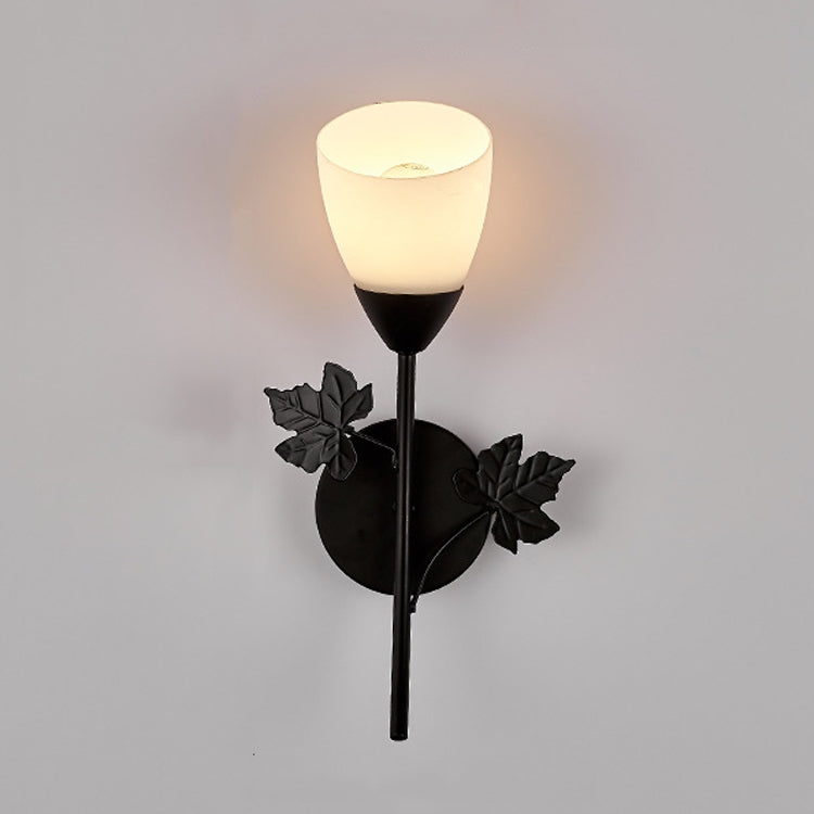 6014 Iron Wall Lights LED Bedroom Bedside Lights Postmodern Corridor Trump Light Hotel Restaurant Lighting, Power source:  5W Warm Light( Black Single Head) - free shipping - PMc TechLife - Order now!