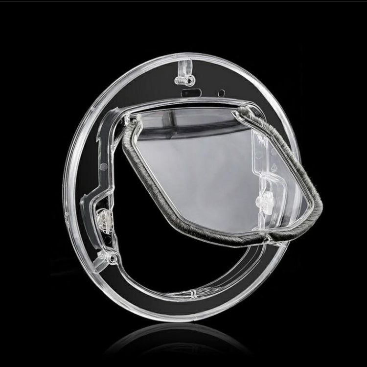 Pet Supplies PC Material Round Glass Door Cat Puppy Door Hole(Transparent) - Pet Screen Doors by PMC TechLife | Online Shopping South Africa | PMC TechLife | Buy Now Pay Later Mobicred