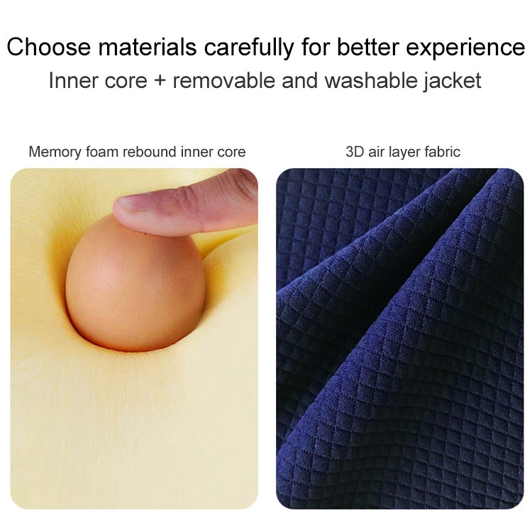 Lumbar Cushion Office Maternity Seat Cushion Car Lumbar Memory Foam Lumbar Pillow,Style: 3D Upgrade Core (Blue) - free shipping - PMC TechLife - Order now!