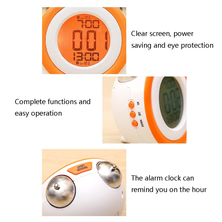 0705 Big Volume Simple Three-Dimensional LED Alarm Clock Mute Luminous Electronic Clock(Red) - Novelty Clock by PMc TechLife | Online Shopping South Africa | PMc TechLife | Buy Now Pay Later Mobicred