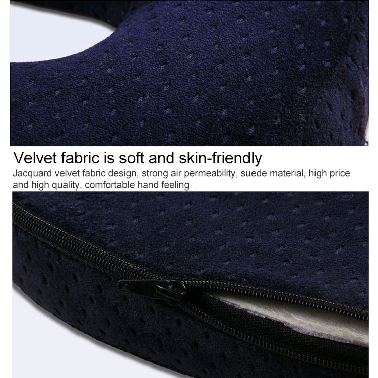 Slow Resilience Memory Foam Office Hip Pad After Hemorrhoids Operation Cushion(Deep Purple) - free shipping - PMC TechLife - Order now!