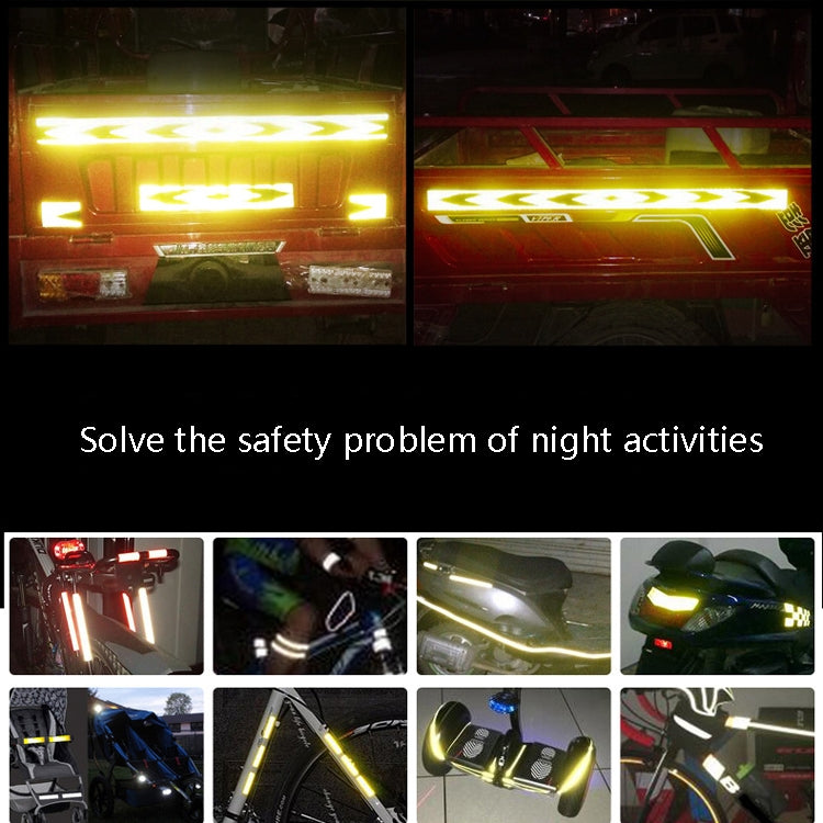 PVC Crystal Color Arrow Reflective Film Truck Honeycomb Guidelines Warning Tape Stickers 5cm x 25m(Green Black) - Reflective Material by PMc TechLife | Online Shopping South Africa | PMc TechLife | Buy Now Pay Later Mobicred