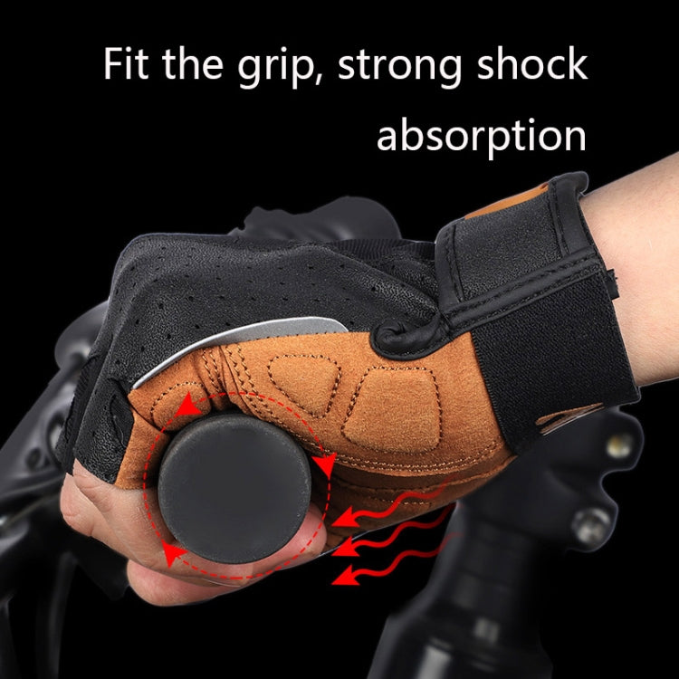 WEST BIKING YP0211196 Half-Finger Shock-Absorbing Anti-Skid Motorcycle Bike Gloves Riding Equipment, Size: S(Black Yellow) - Cycling Gloves by WEST BIKING | Online Shopping South Africa | PMC TechLife | Buy Now Pay Later Mobicred