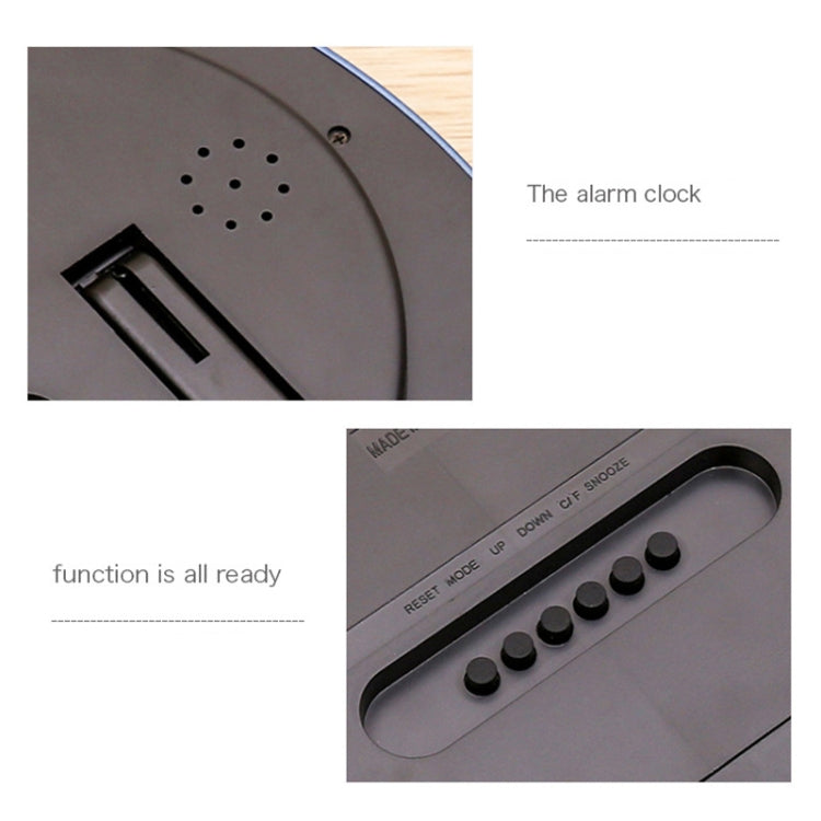 3883 Electronic Mute Wall Clock Electronic Living Room Wall Clock(White) - free shipping - PMc TechLife - Order now!