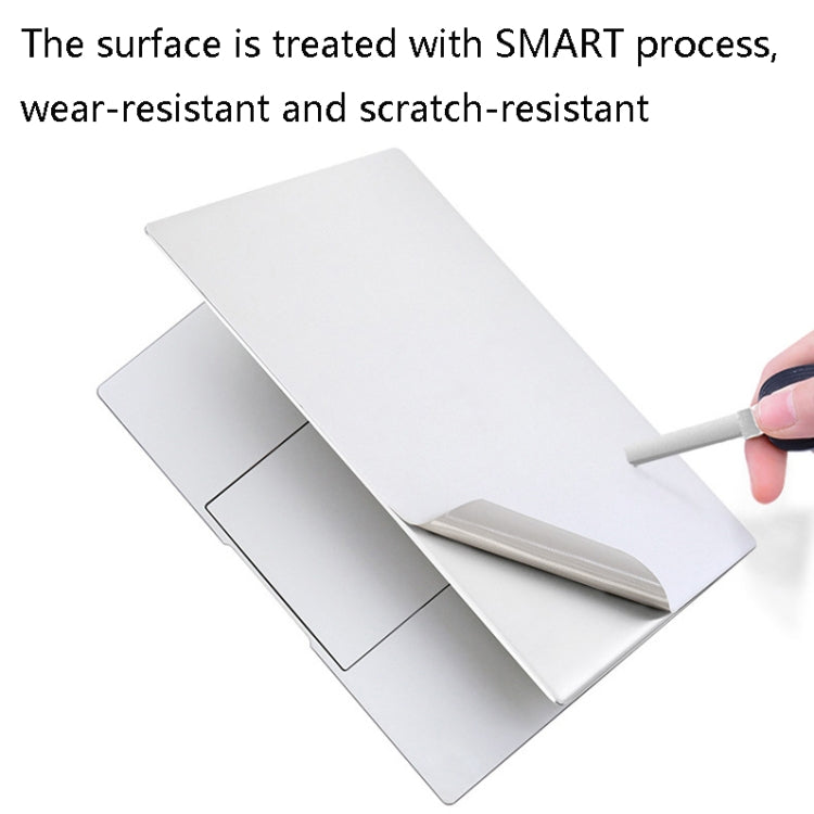 JRC 4 in 1 Computer Upper Cover + Lower Cover + Full Support Sticker + Touch Sticker Film Notebook Shell Protective Film For Huawei Matebook X Pro 2019 / 2020 (Silver) - free shipping - PMC Jewellery - Order now!