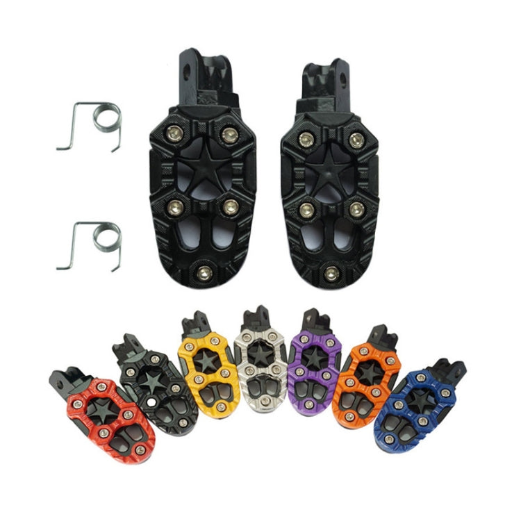 Motorcycle Modified Aluminum Alloy Foot Pedal Accessories(Yellow) - Others by PMC Jewellery | Online Shopping South Africa | PMC Jewellery | Buy Now Pay Later Mobicred