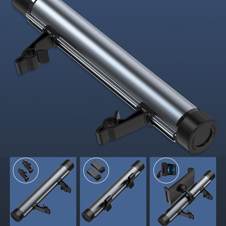 Car Storage Garbage Bag Bracket Car Mobile Phone Tablet Rear Pillow Holder(Titanium Gray) - Car Holders by PMC TechLife | Online Shopping South Africa | PMC TechLife | Buy Now Pay Later Mobicred