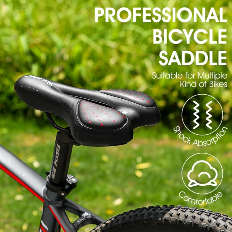 WEST BIKING YP0801086 Silicone Thickened Soft And Comfortable Bicycle Seat(Black) - free shipping - PMc TechLife - Order now!