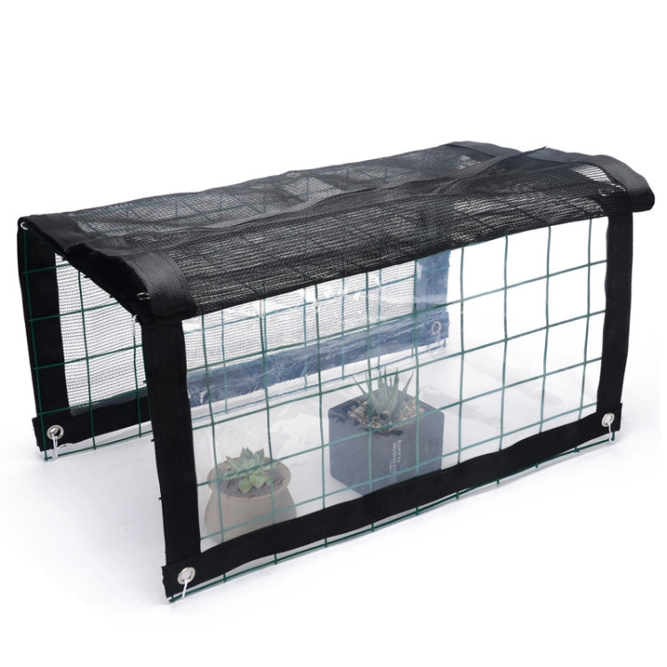 Rainproof Awning Thermal Insulation Round Wire Mesh Flower Stand Sun Shed, Specification: 50x48x36cm - free shipping - PMc TechLife - Order now!
