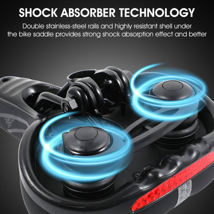 WESTBIKING Mountain Road  Bike Reflective Seat Cushion Soft Comfortable Seat Equipment Accessories, Colour: Casual - Bicycle Saddle by WESTBIKING | Online Shopping South Africa | PMc TechLife | Buy Now Pay Later Mobicred