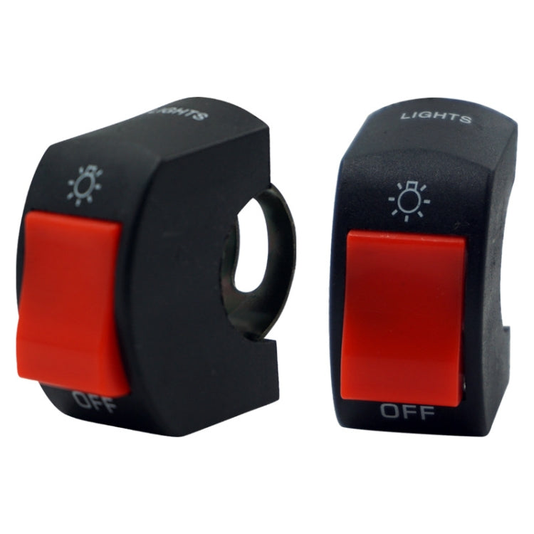 5 PCS Motorcycle Handlebar Tap Switch LED Headlight Break Extinguishing Fire Double Flash Switch(Black Button) - Electrical System by PMC TechLife | Online Shopping South Africa | PMC TechLife | Buy Now Pay Later Mobicred