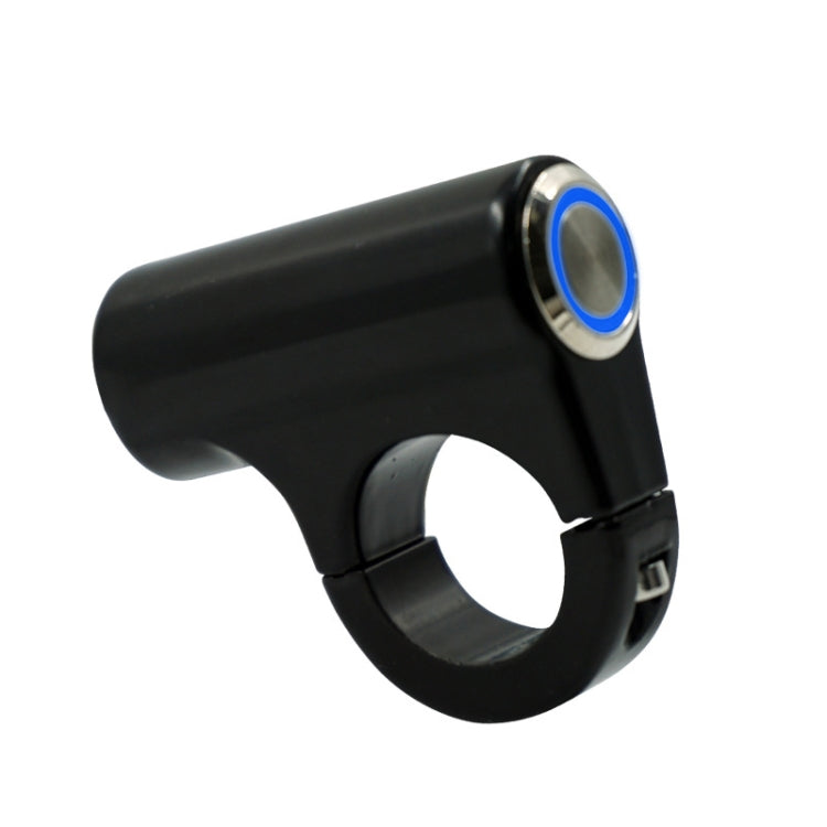 Motorcycle Electric Car Modified Accessories Faucet Handlebar Aluminum Alloy Speaker Large Light Shot Lamp Switch(Blue Light Self-lock Protruding Button 5 Line) - Electrical System by PMC TechLife | Online Shopping South Africa | PMC TechLife | Buy Now Pay Later Mobicred
