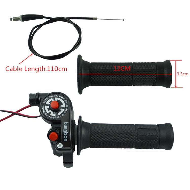 Bungbon KDJ-001 Motorcycle Modification Accessories Off-Road Vehicle Accelerator Handlebar Cover(Green) - Grips by PMC TechLife | Online Shopping South Africa | PMC TechLife | Buy Now Pay Later Mobicred