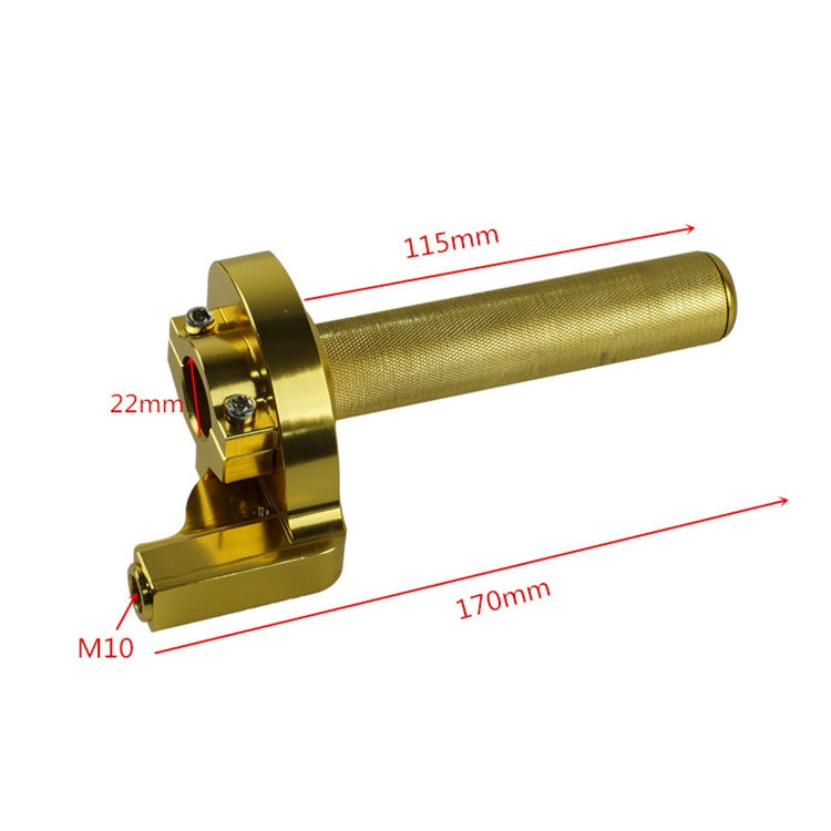 Motorcycle Off-Road Vehicle Modified CNC Handle Throttle Clamp Hand Grip Big Torque Oil Visual Throttle Accelerator(Silver) - free shipping - PMC TechLife - Order now!