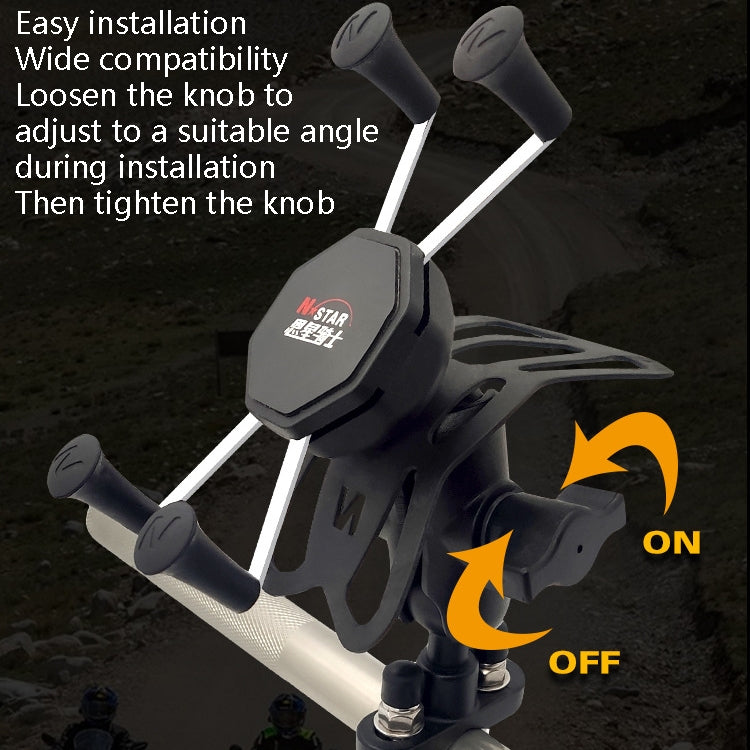 N-STAR N002 Motorcycle Bicycle Mobile Phone Bracket Riding Equipment(Large Long Ball Head) - free shipping - PMC TechLife - Order now!