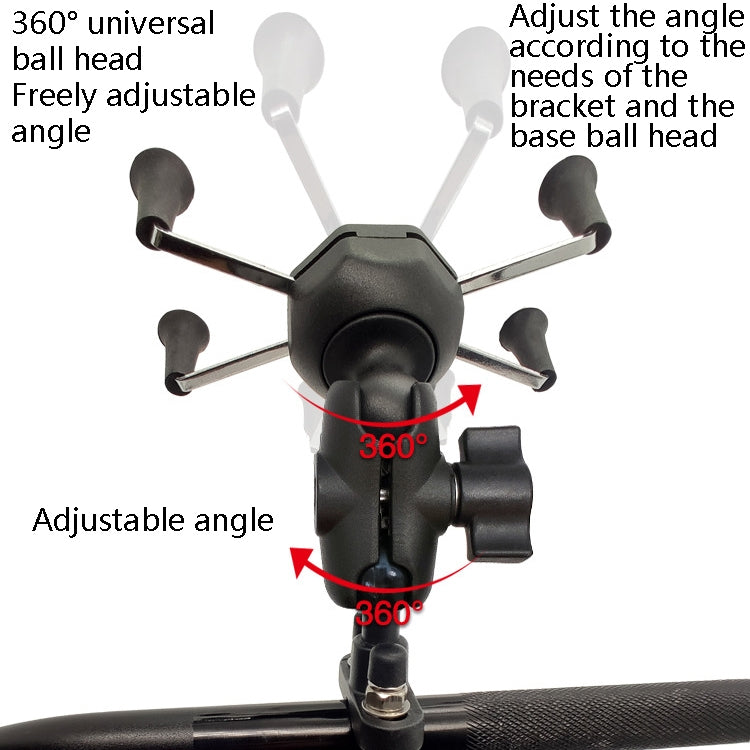 N-STAR N002 Motorcycle Bicycle Mobile Phone Bracket Riding Equipment(Large Long Ball Head) - free shipping - PMC TechLife - Order now!