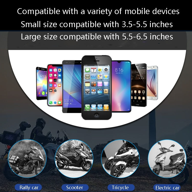 N-STAR N002 Motorcycle Bicycle Mobile Phone Bracket Riding Equipment(Small Tilted Head) - Holders by N-STAR | Online Shopping South Africa | PMC TechLife | Buy Now Pay Later Mobicred