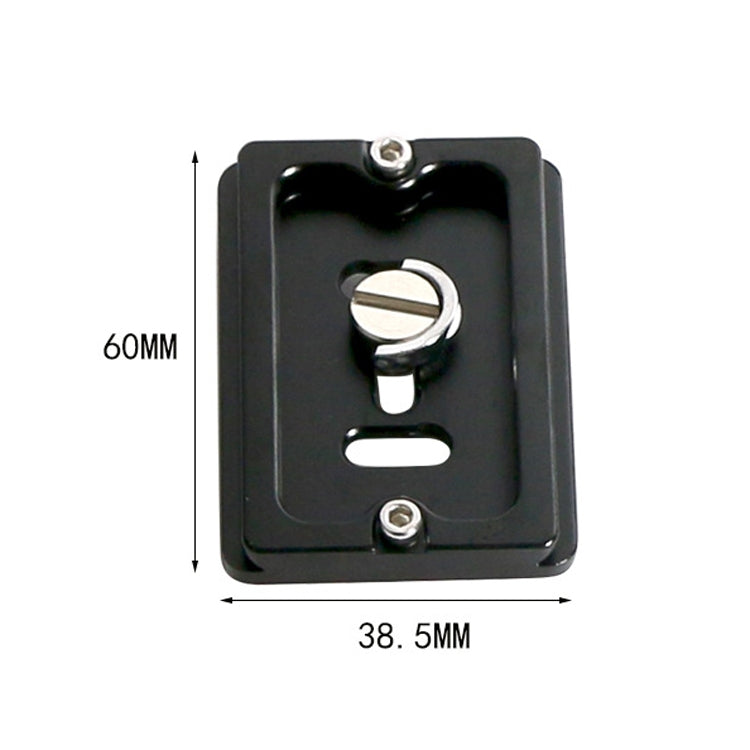QR60 60mm Aluminum Alloy Quick Release Plate Clamp Base - Quick Release Plate by PMC TechLife | Online Shopping South Africa | PMC TechLife | Buy Now Pay Later Mobicred