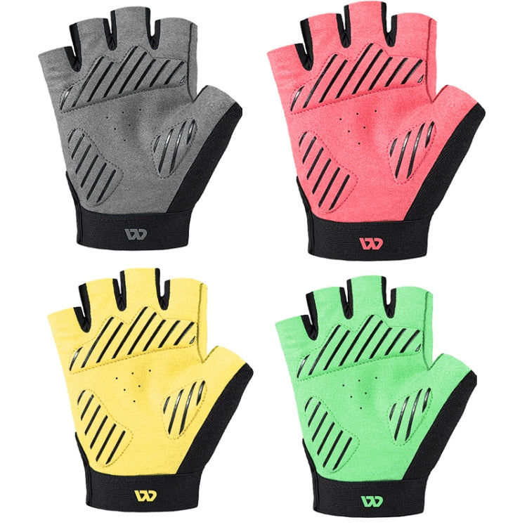 WEST BIKING YP0211210 Mountain Cycling Gloves Half Finger Breathable Anti-Slip Gloves Riding Equipment, Size: XL(Pink) - Cycling Gloves by WEST BIKING | Online Shopping South Africa | PMC TechLife | Buy Now Pay Later Mobicred