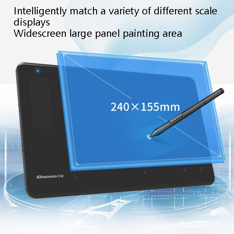 10Moons  G12 Digital Board Can Be Connected To Mobile Phone Hand Drawn Board Computer Painting Board Network Class Input Panel - free shipping - PMC Jewellery - Order now!