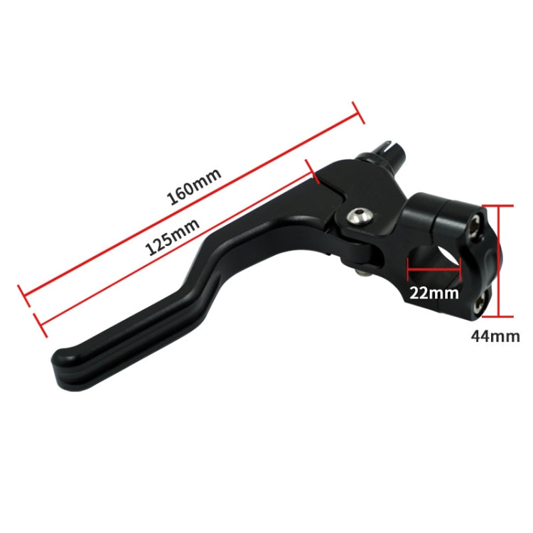 ATV Clutch Hand Brakes CNC Aluminum Alloy 22mm Handle Holder Universal Handbrake(Black) - Motorbike Brakes by PMC TechLife | Online Shopping South Africa | PMC TechLife | Buy Now Pay Later Mobicred