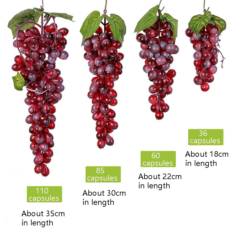 4 Bunches 60 Red Grapes Simulation Fruit Simulation Grapes PVC with Cream Grape Shoot Props - free shipping - PMC TechLife - Order now!