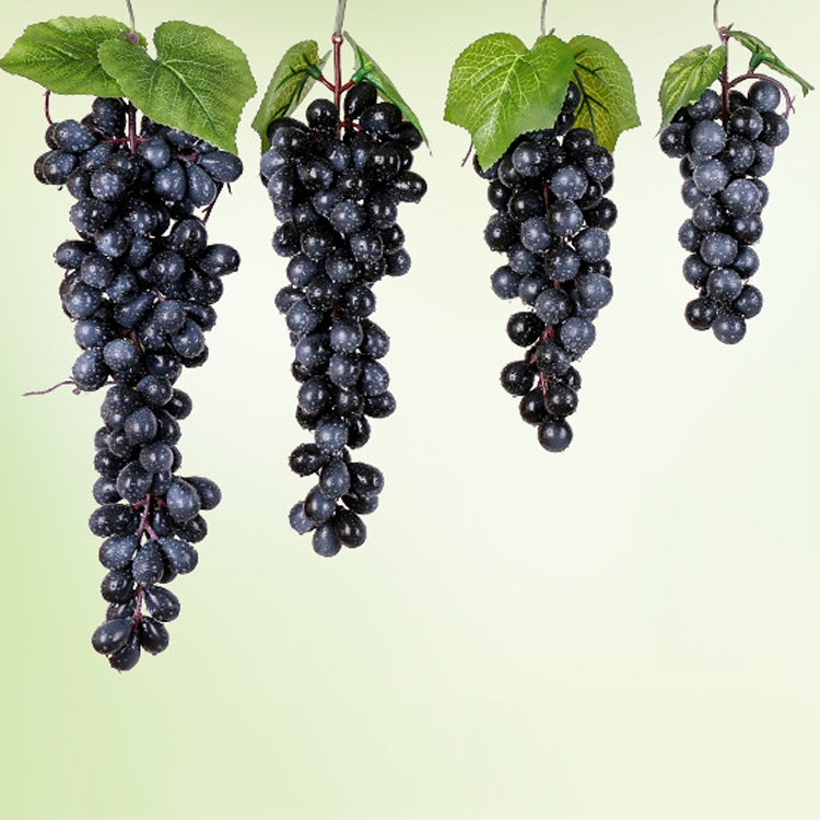 2 Bunches 110 Black Grapes Simulation Fruit Simulation Grapes PVC with Cream Grape Shoot Props - free shipping - PMC TechLife - Order now!
