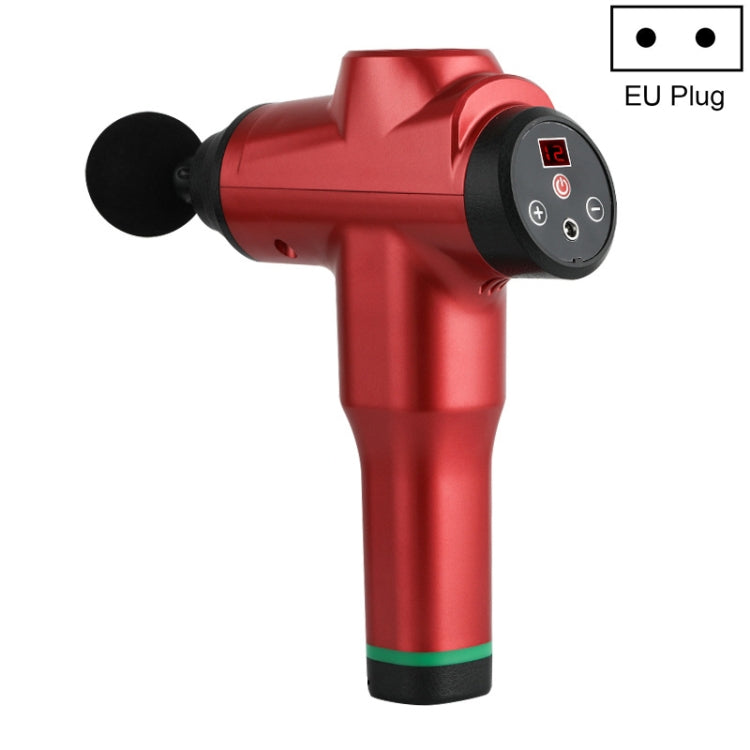 Muscles Relax Massager Portable Fitness Equipment Fascia Gun, Specification: 6212 12 Gears Red(EU Plug) - free shipping - PMC TechLife - Order now!
