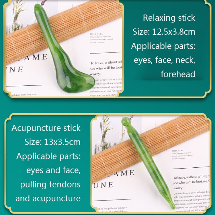 Resin Scraping Sheet Massage Facial Tendon Stick Beauty Salon Shave Board Acupuncture Pen, Color Classification: Amber Relaxing Stick - free shipping - PMC TechLife - Order now!