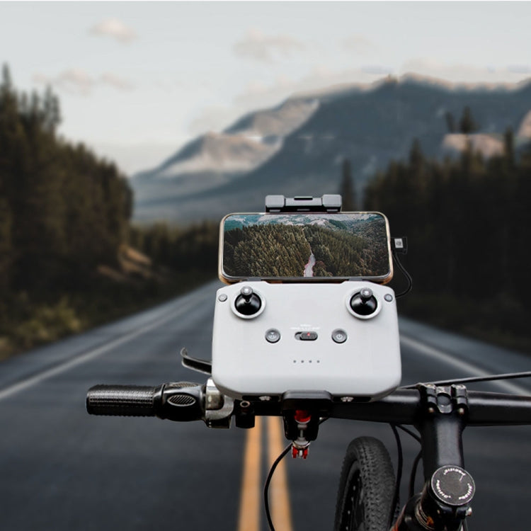 Sunnylife AIR2-Q9402 For DJI Air 2S / Mini 2 / Mavic Air 2 Remote Control Bicycle Holder Mount Bracket(Black) - Other by PMC TechLife | Online Shopping South Africa | PMC TechLife | Buy Now Pay Later Mobicred
